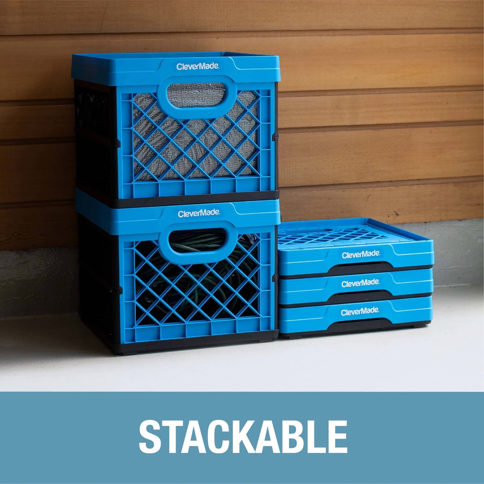 Collapsible Milk Crate | 25L | 3-Pack