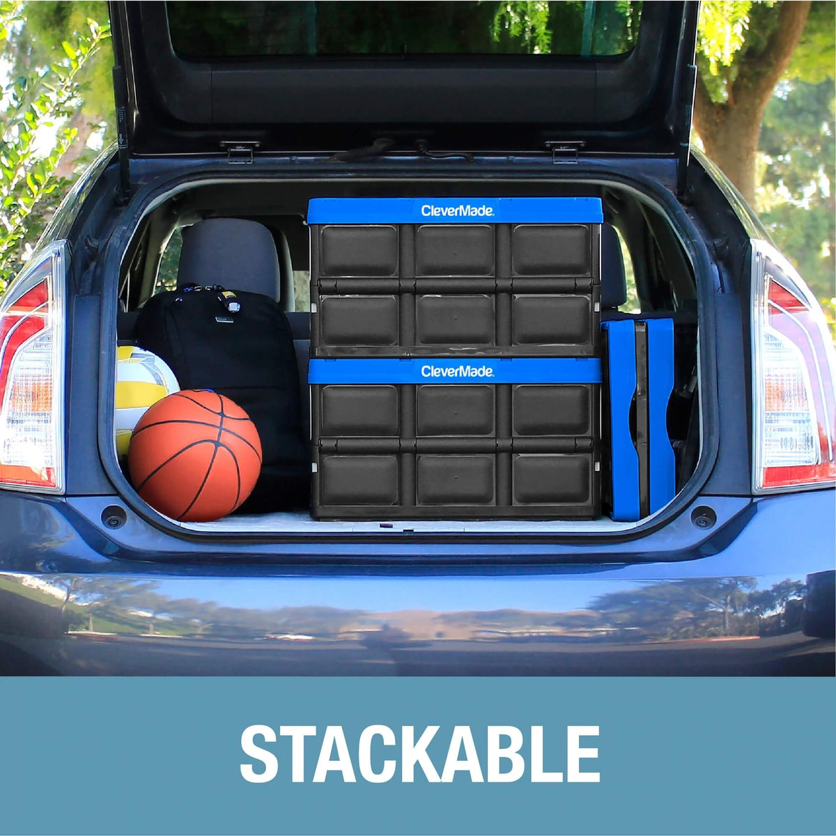 Collapsible Storage Bin | 62L | 3-Pack
